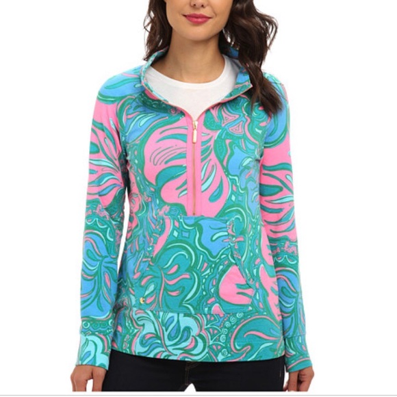 Lilly Pulitzer Tops - Lilly Pulitzer Skipper Print Long Sleeve  Popover
